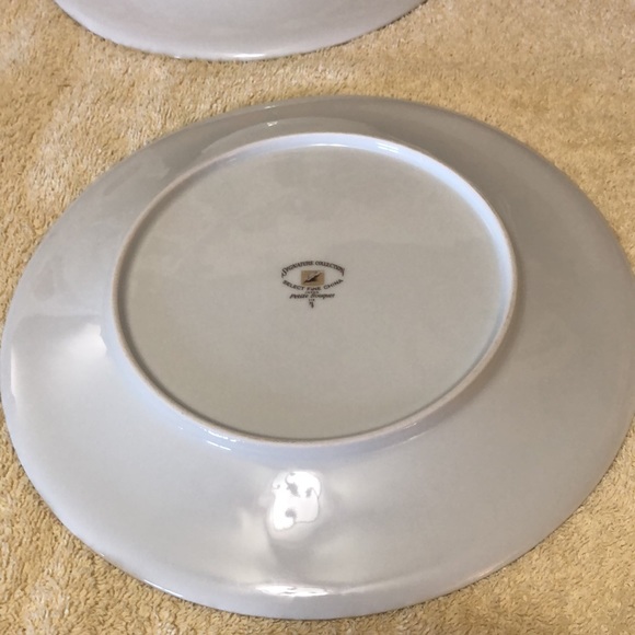 Two Petite Bouquet Select Fine China 10 3/8” Dinner Plates by Signature - Picture 5 of 6